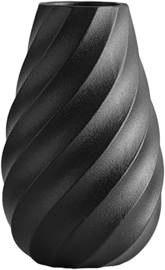 Vase En Ceramique Noir