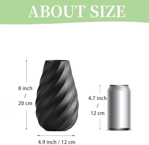 Vue 2 de Vase En Ceramique Noir