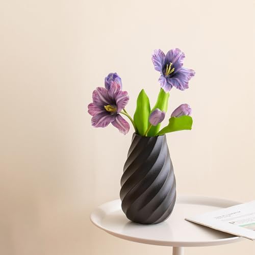 Vue 3 de Vase En Ceramique Noir