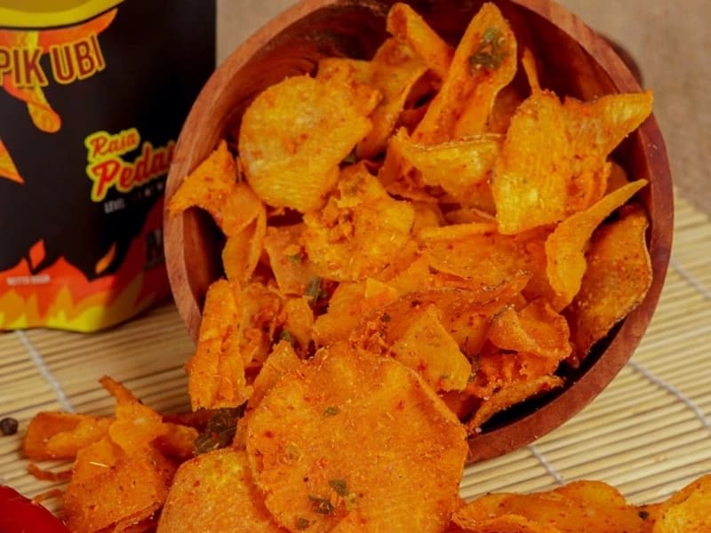 Marrs Keripik Ubi Pedes Asin