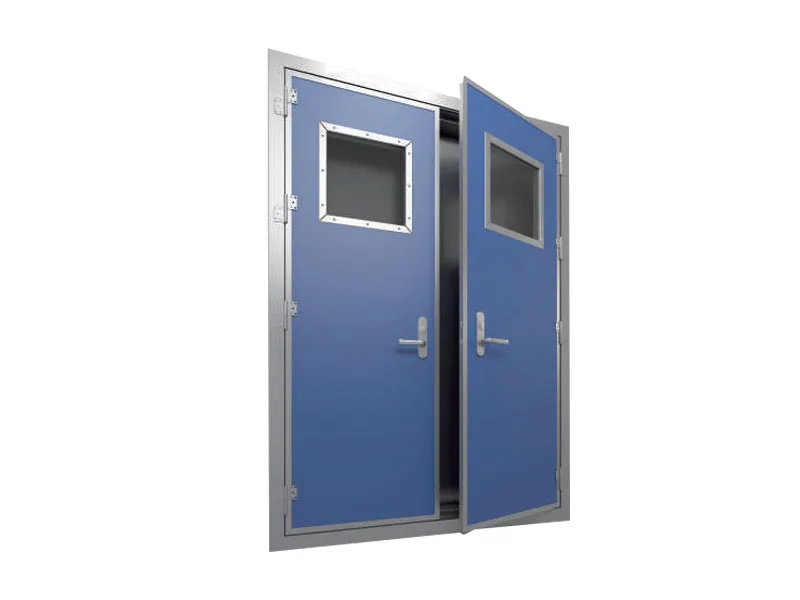 A60 Class Weathertight Gastight Double Leaf Fireproof Door