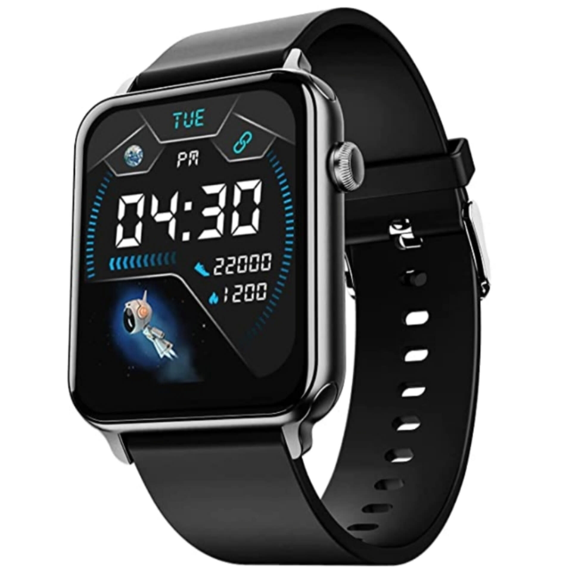 boAt Wave Lite Smartwatch with 1.69" HD Display, Sleek Metal Body, HR & SpO2 Level Monitor, 140+ Watch Faces, Activity Tracker, Multiple Sports Modes, IP68 & 7 Days Battery Life(Active Black)