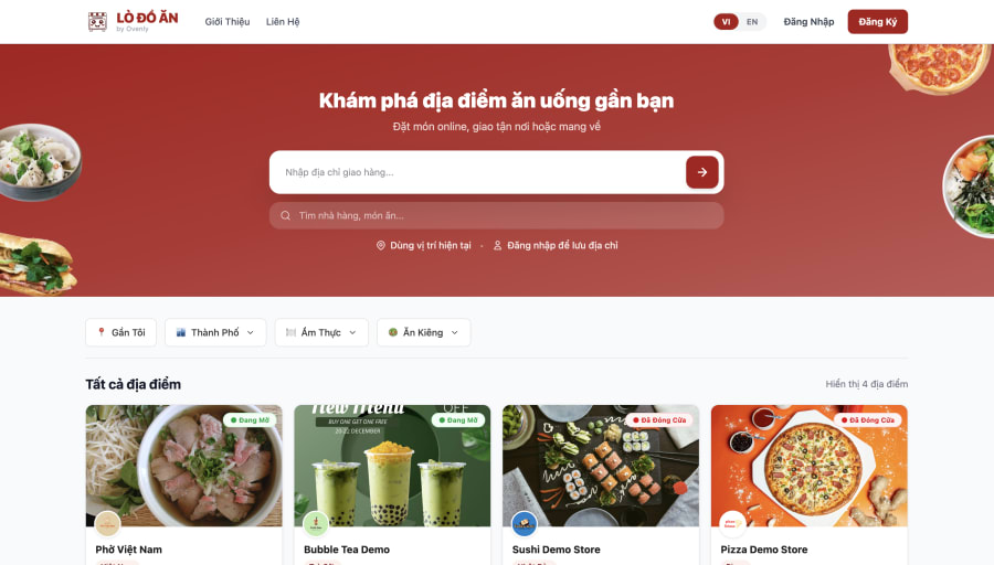LÒ ĐỒ ĂN marketplace