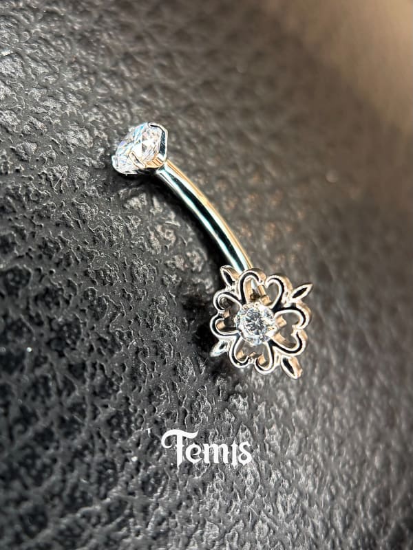 Banane Trèfle 1,6mm - Argenté