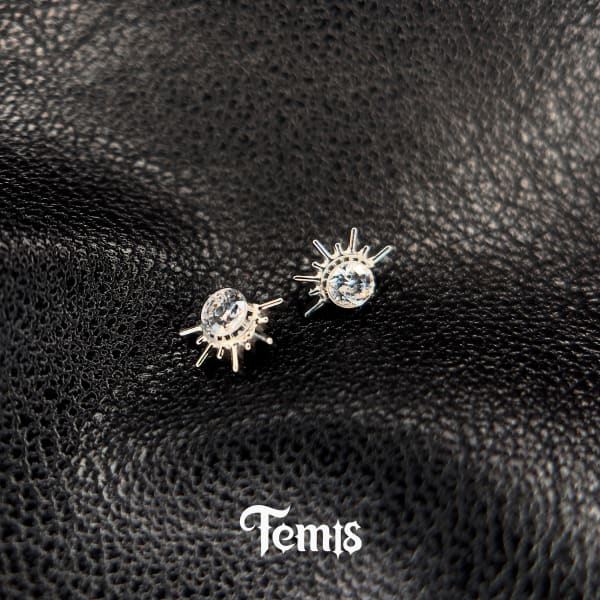 Labret Oreille Strass Couronne 1,2mm