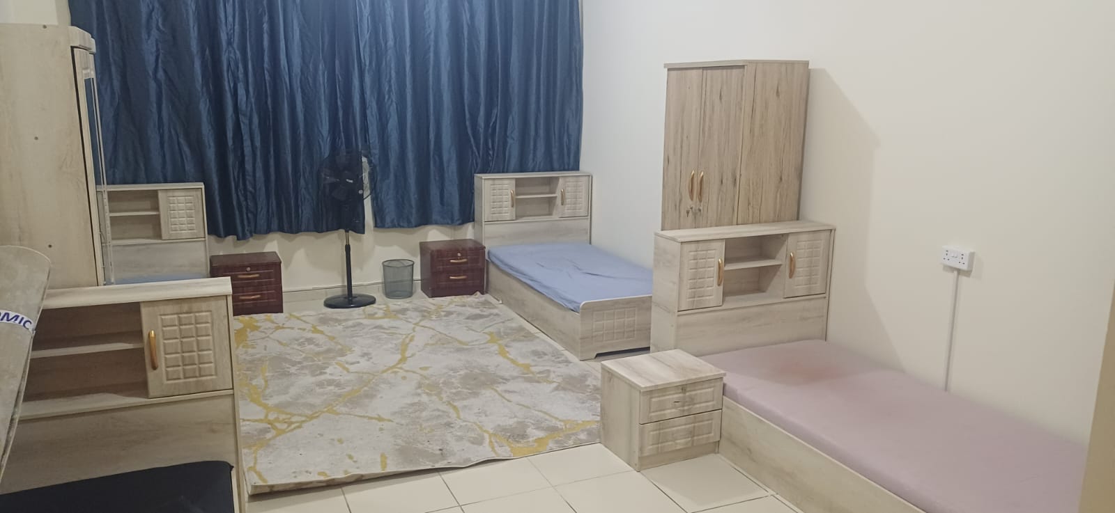 Bed Space in Quadruple Master Room with Refrigerator for One Girl in Al Rashidiya 3 - Ajman One Towers