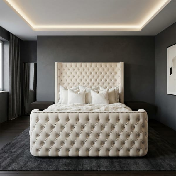 Galway Wingback Chesterfield Bed