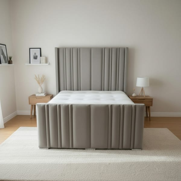 Brno Wingback Footboard Bed