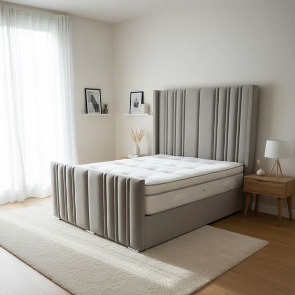 Brno Wingback Footboard Bed