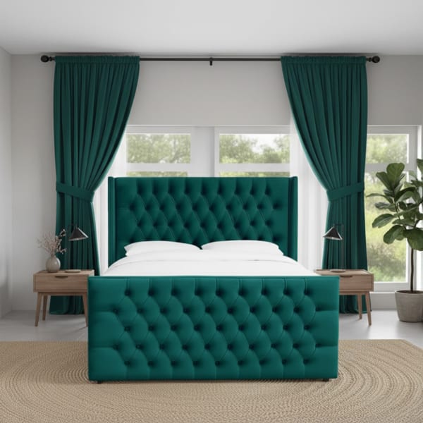 Debrecen Luxury Wing Chesterfield Bed