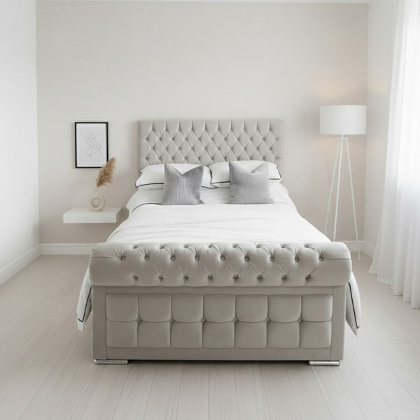 Denver Sleigh Chesterfield Bed