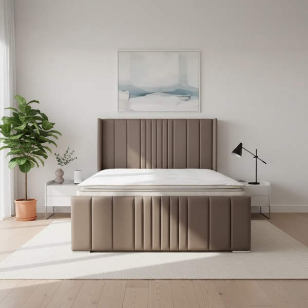 Raleigh Wing Footboard Bed