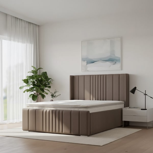Raleigh Wing Footboard Bed