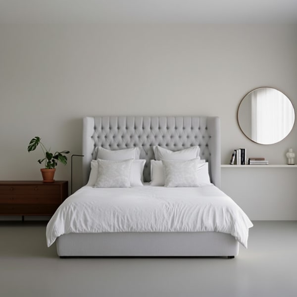 Winchester Luxurious Wing Chesterfield Bed