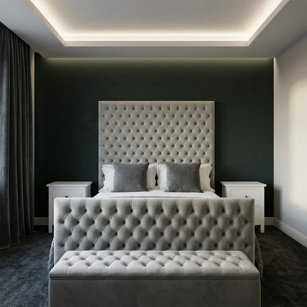 Ely Wingback Chesterfield Bed