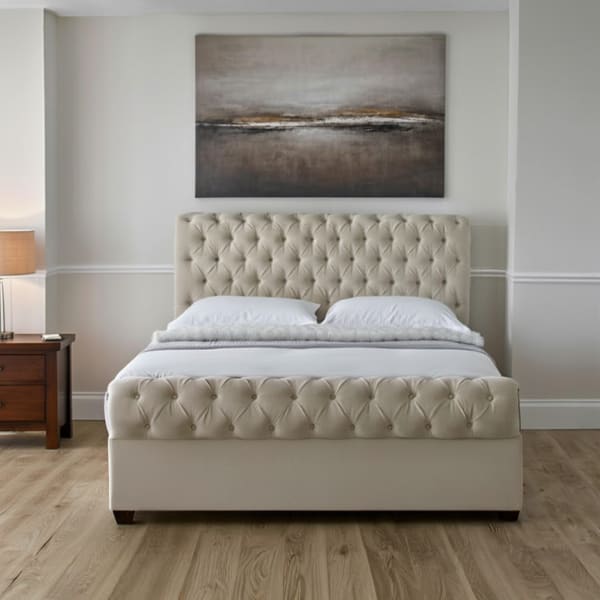 Marylebone Sleigh Chesterfield Bed