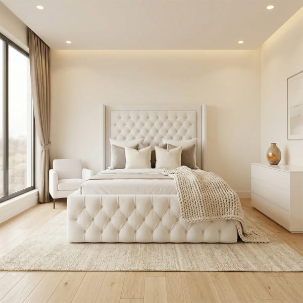 Freiburg WingBack Chesterfield Bed