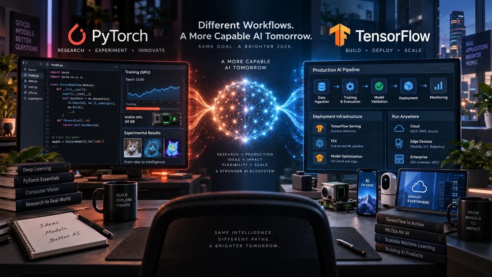 PyTorch vs TensorFlow in 2026