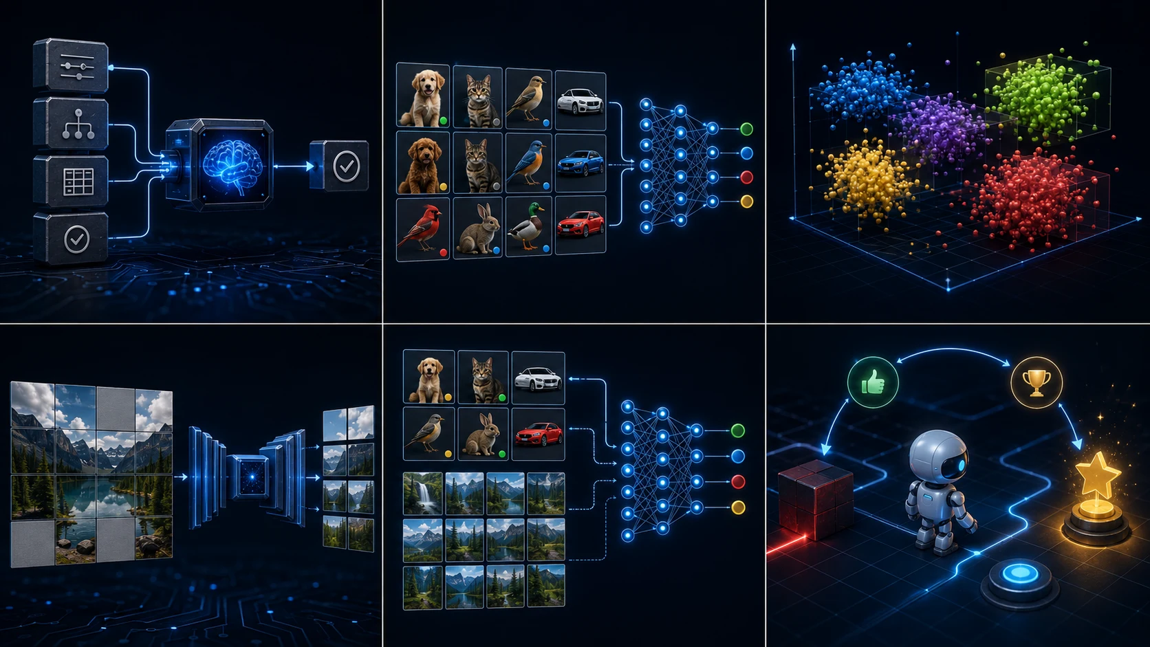 ways AI learns