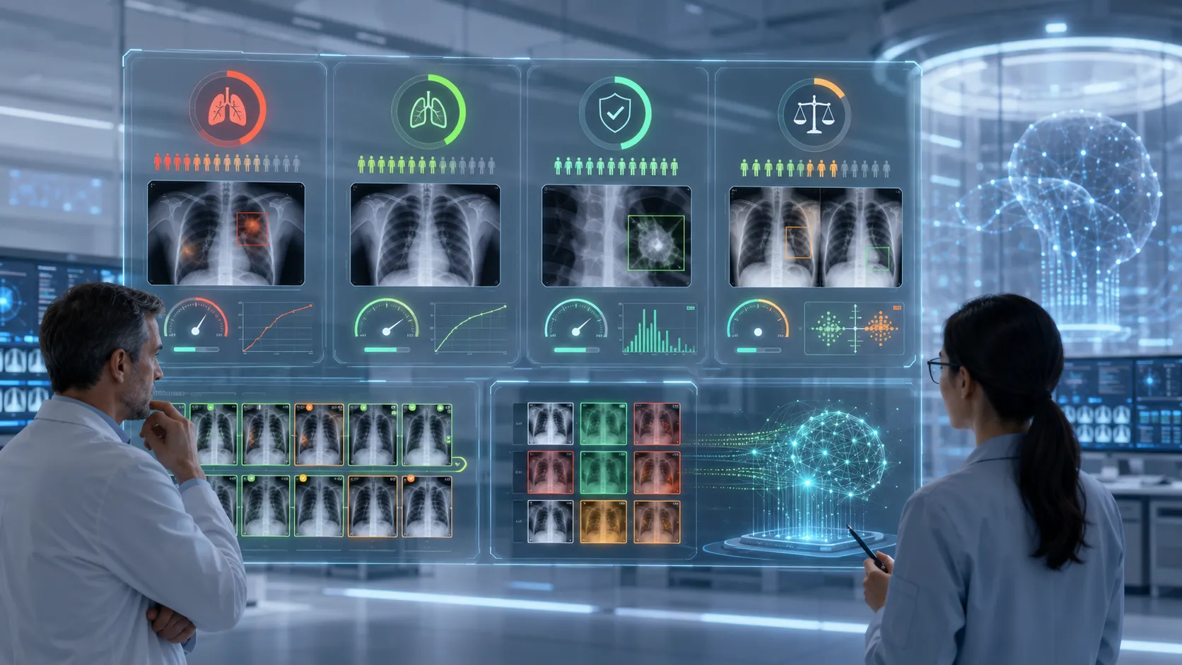 medical ai evaluation metrics dashboard