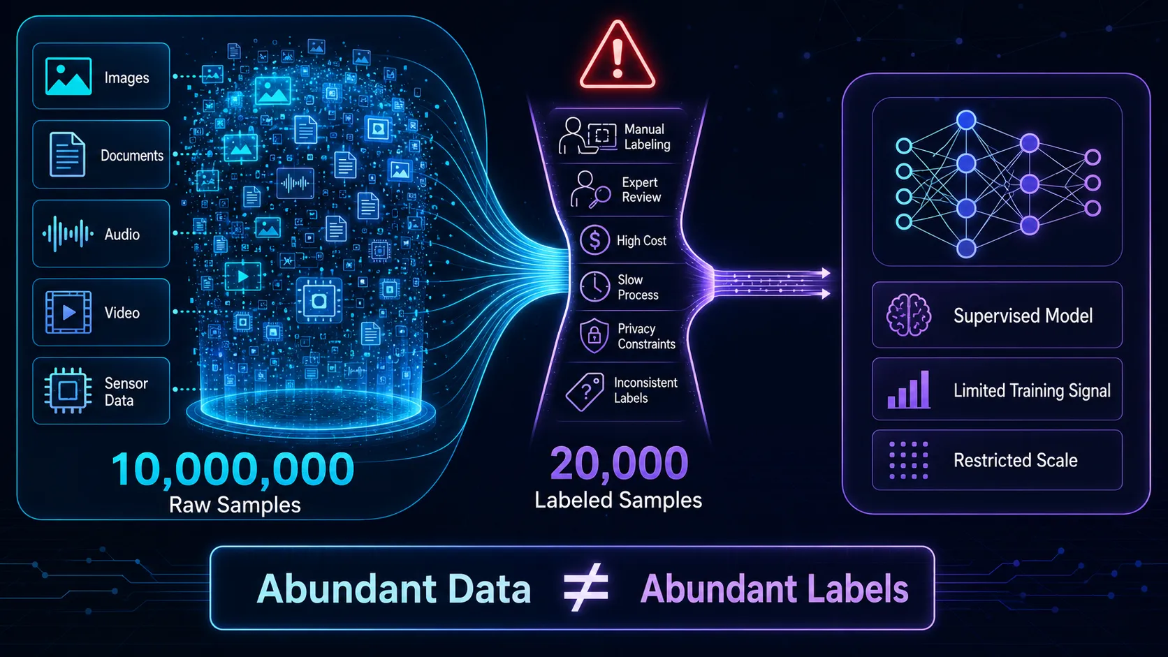 self supervised learning label bottleneck
