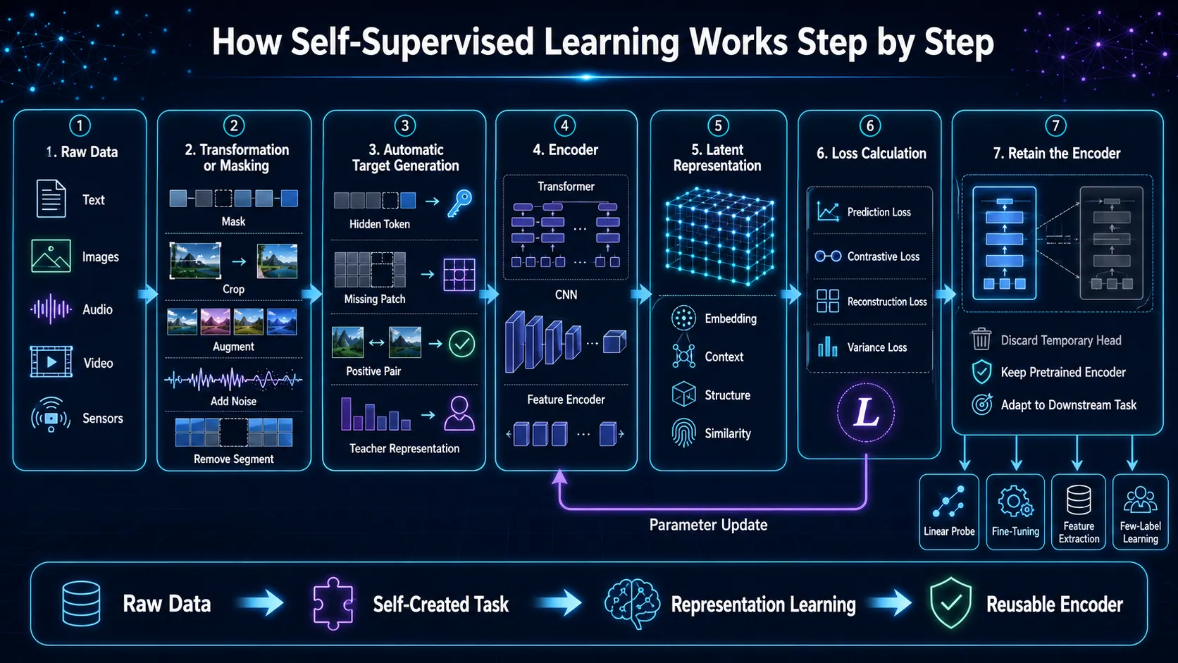 self supervised learning workflow
