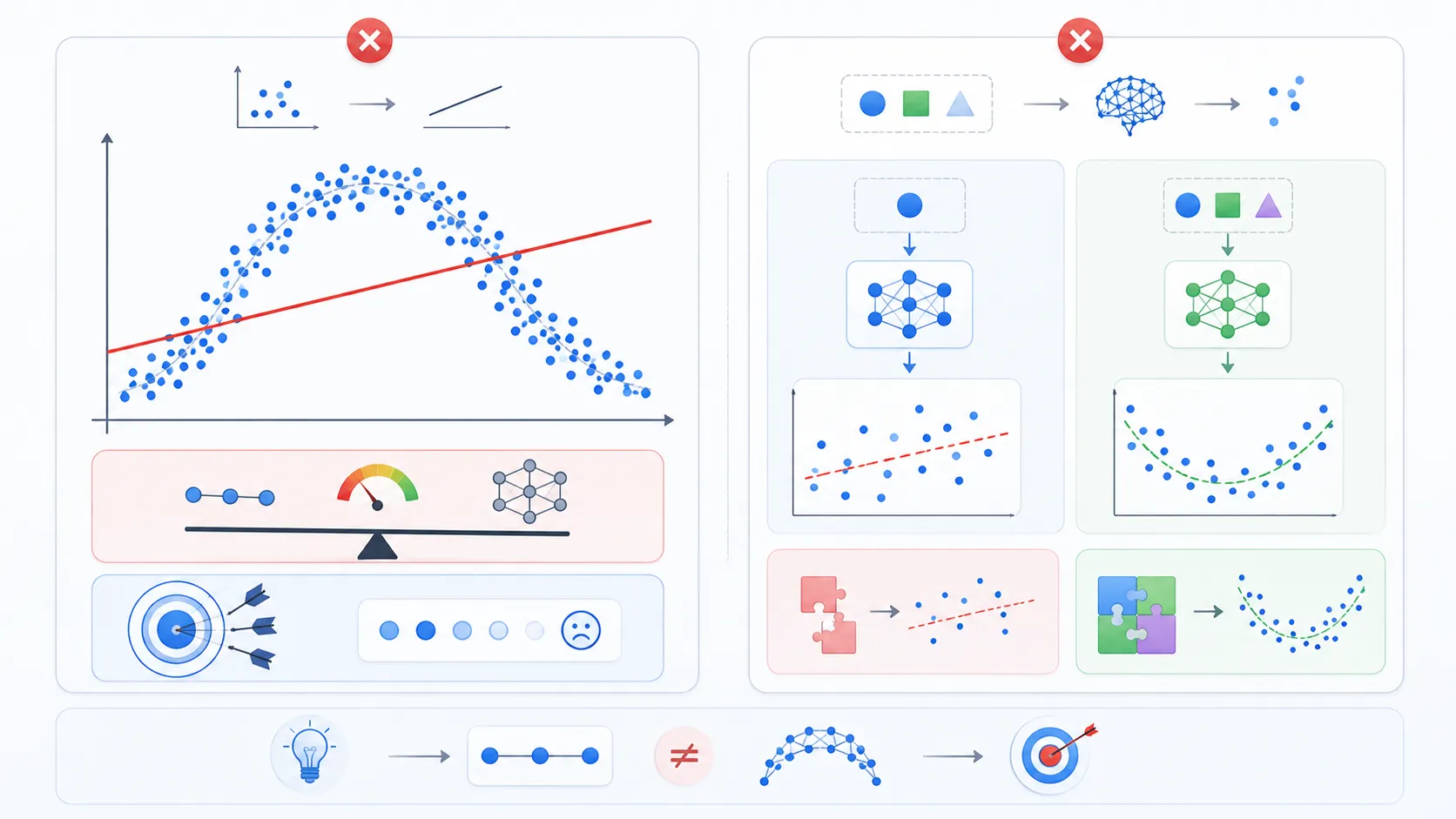 underfitting model too simple