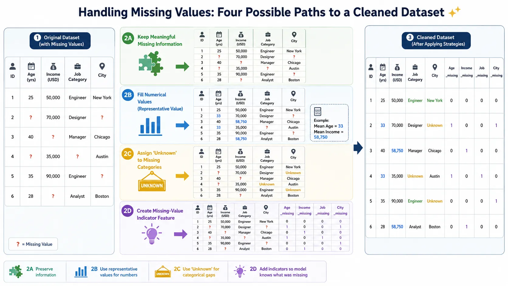 handling missing values feature engineering