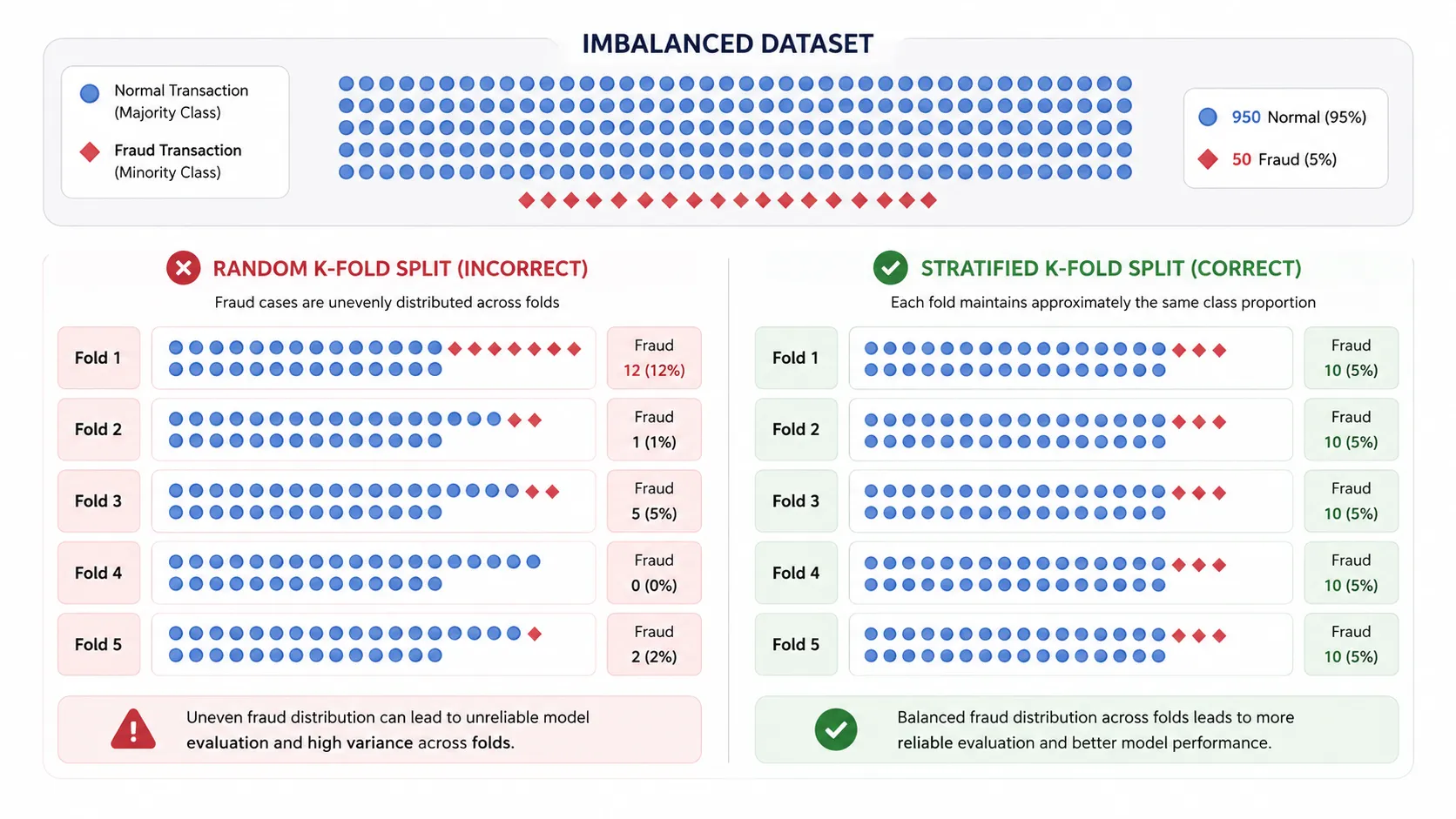 stratified k fold imbalanced data