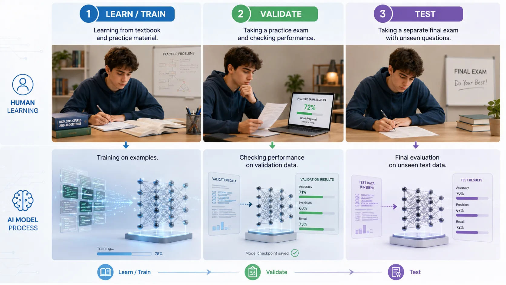 training validation test data