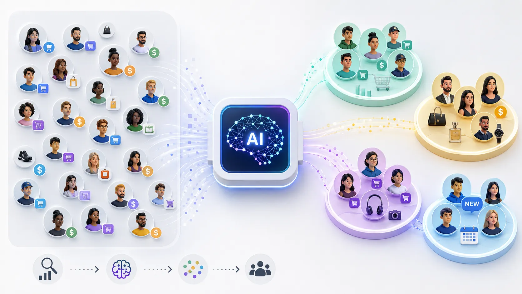 unsupervised learning clustering example
