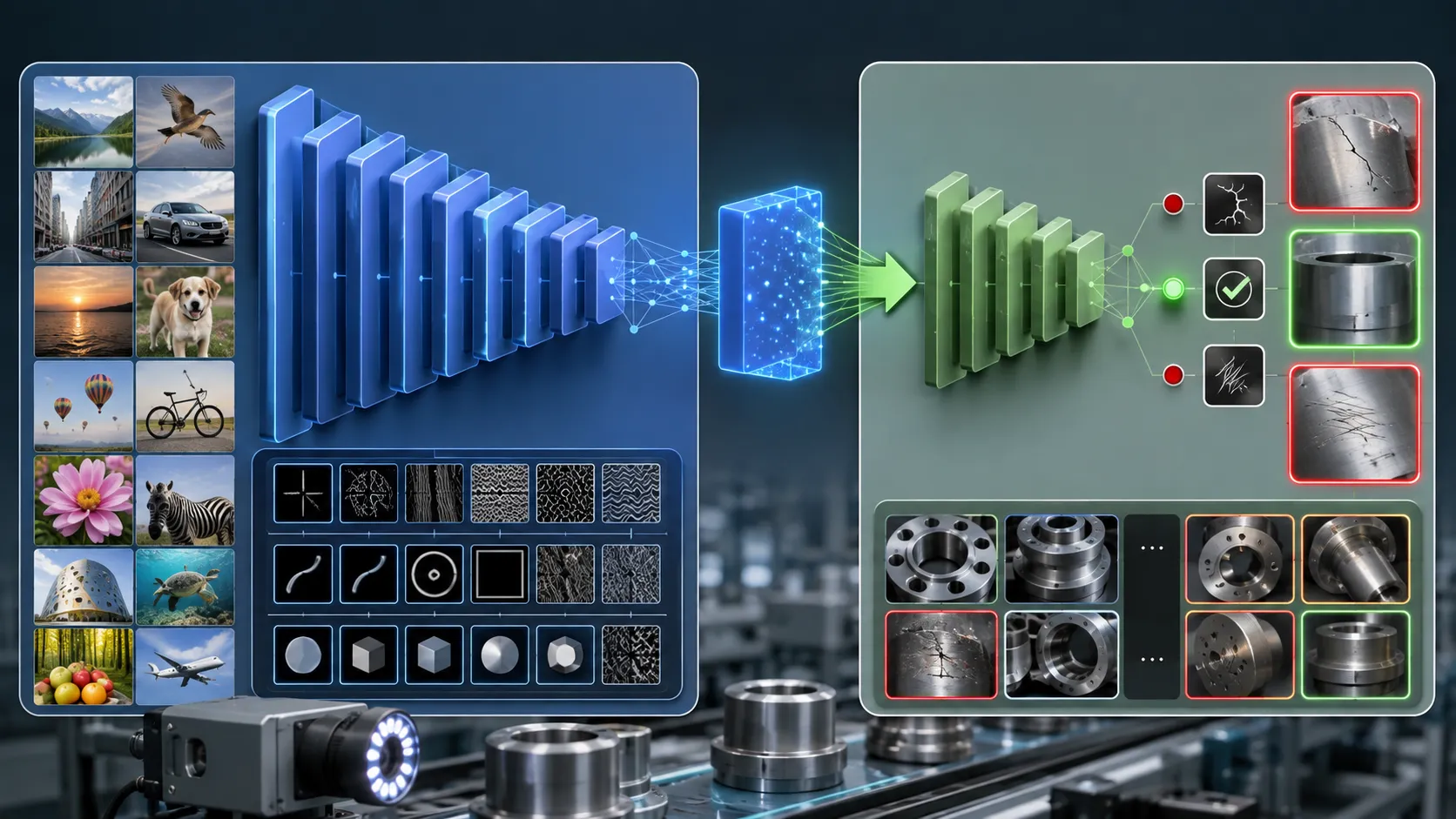 CNN transfer learning for manufacturing defect detection