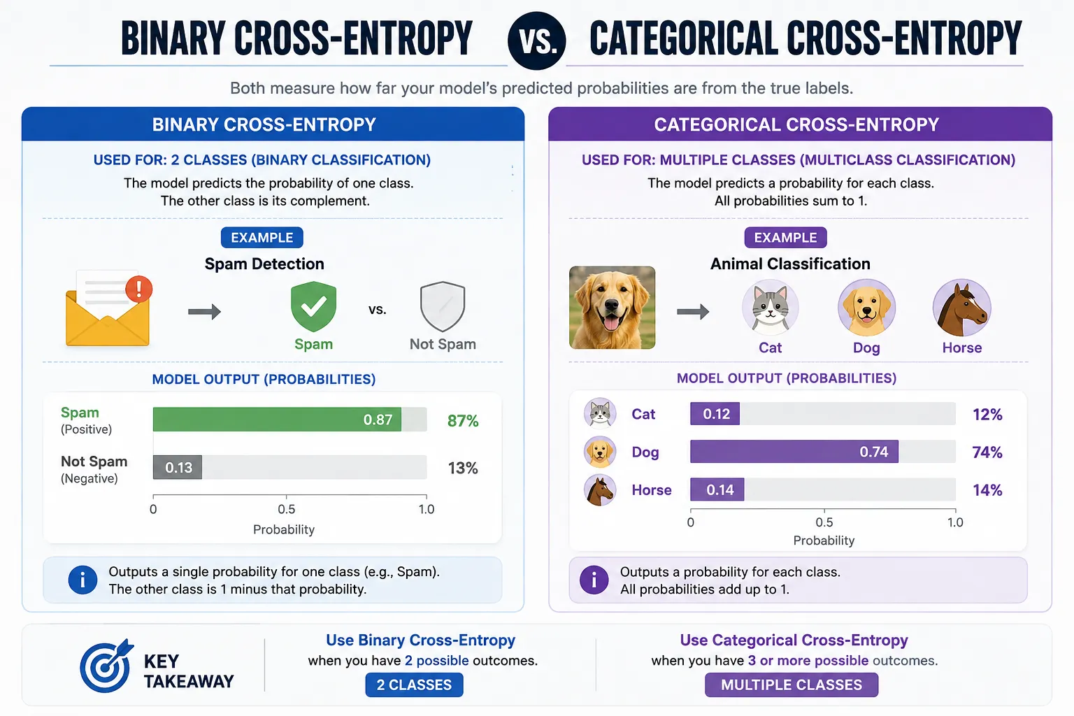 binary vs categorical cross entropy explained