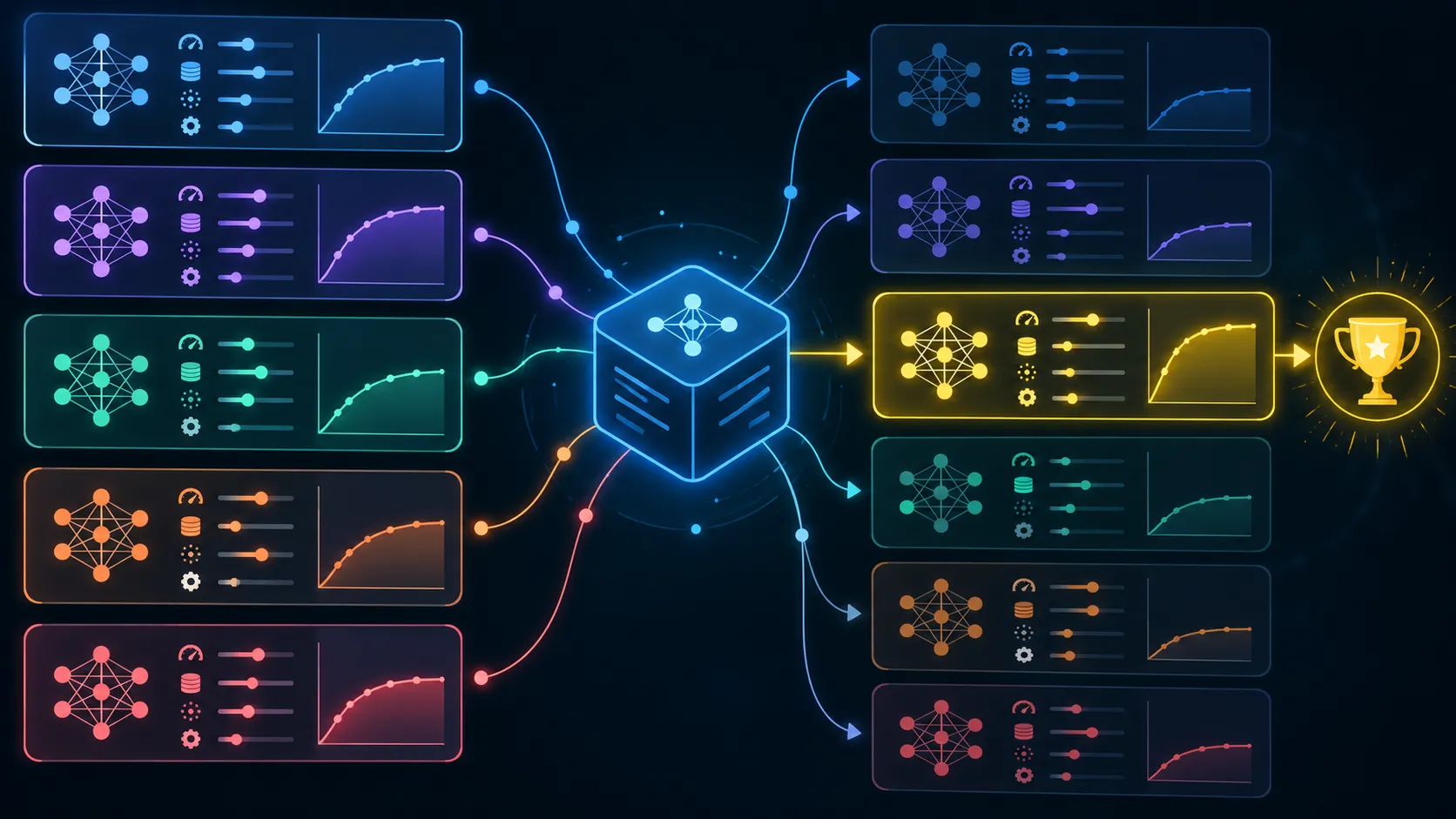 Optuna Study and Trial workflow