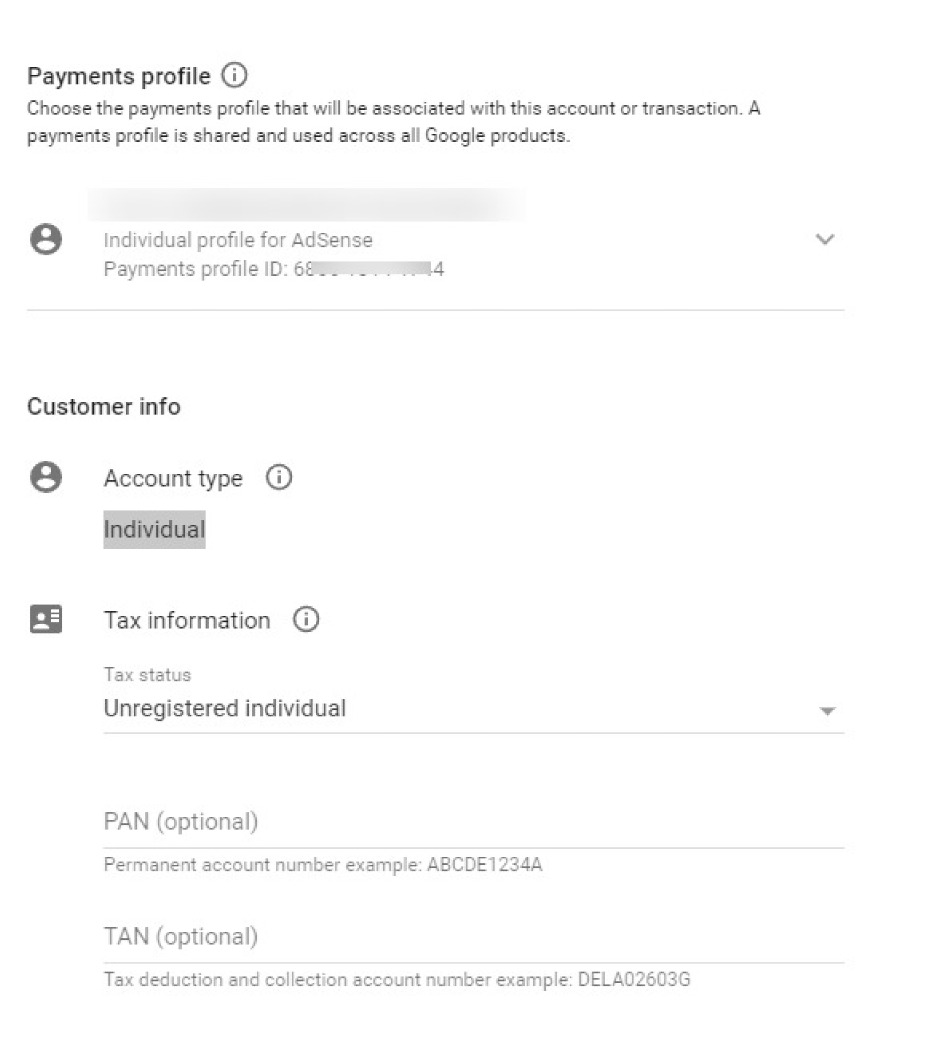 Payments-Profile