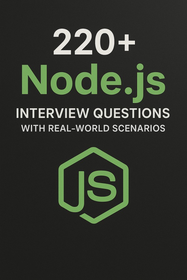 220+ Node.js Interview Questions  with Real-World Scenarios