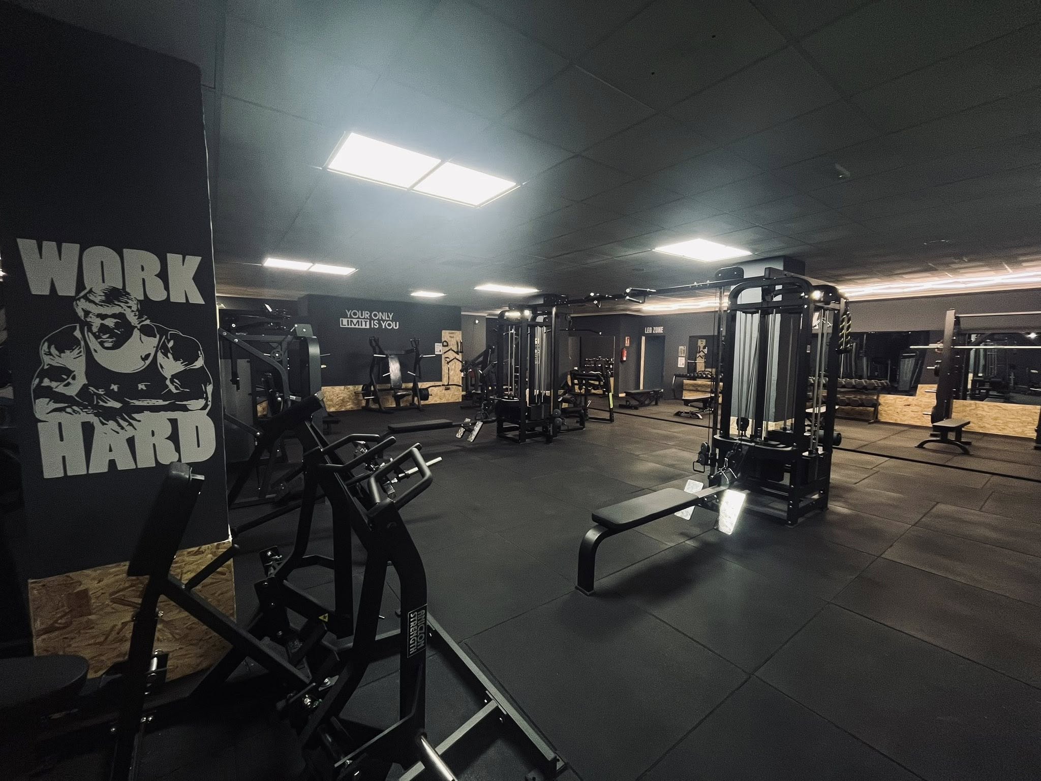 Sala principal de musculación en Fitness Center Berja, gimnasio en Berja