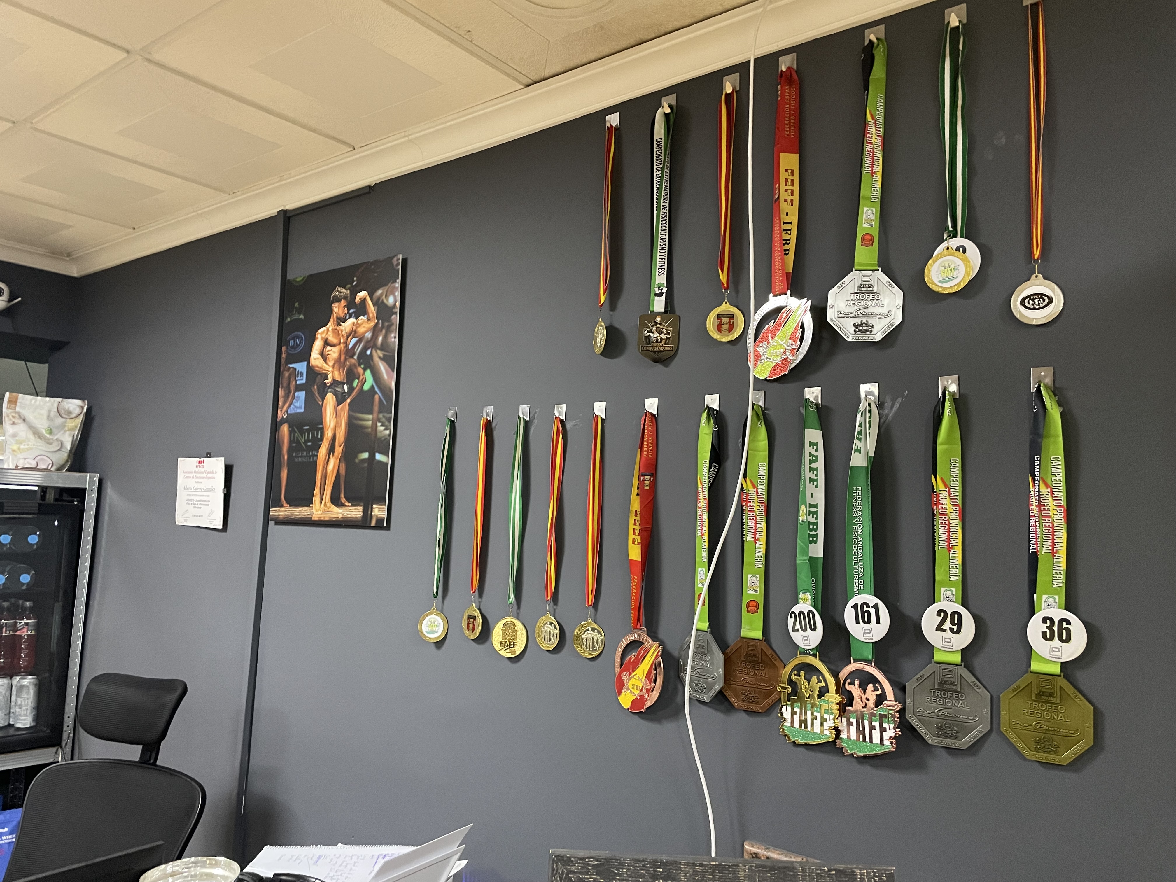 Medallas y reconocimientos de Alberto Cabrera como atleta IFBB