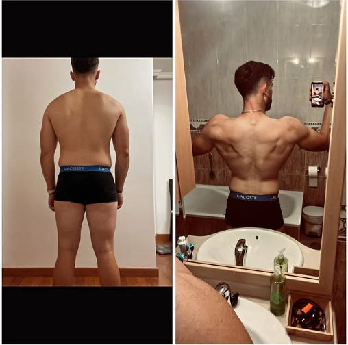 Transformación física de cliente 6 en Fitness Center Berja