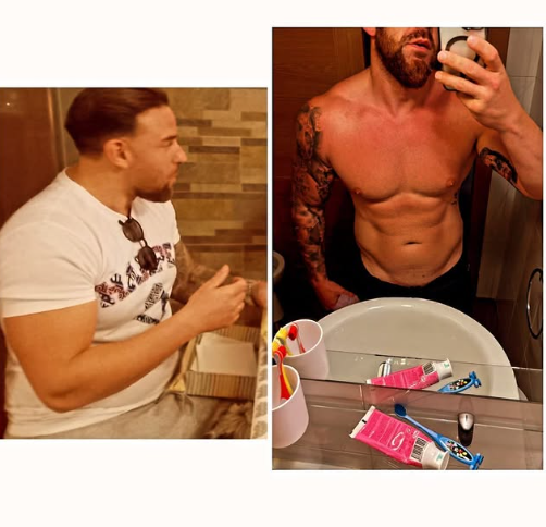 Transformación física de cliente 1 en Fitness Center Berja