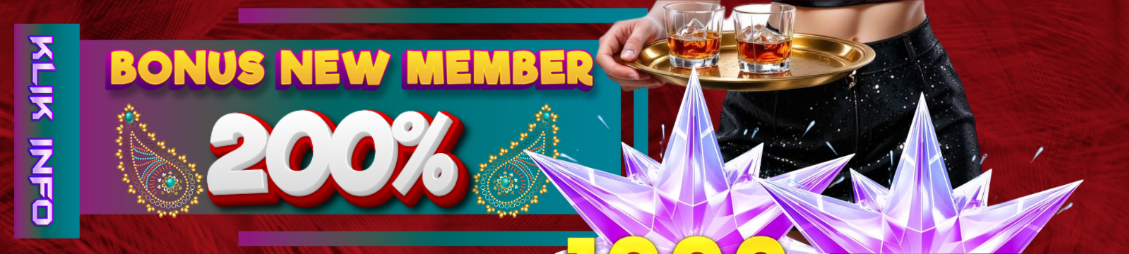 BONUS NEW MEMBER 200%