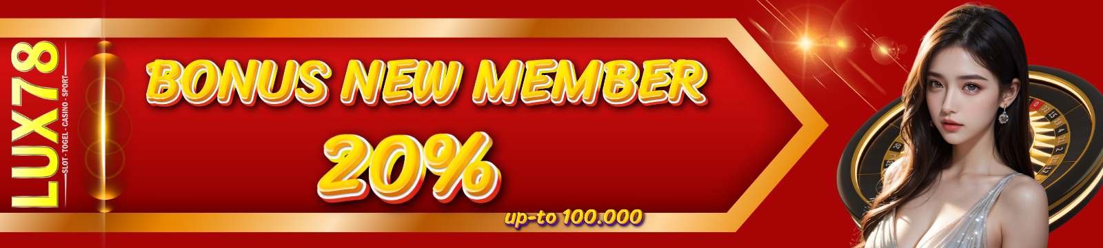 BONUS NEW MEMBER 20%