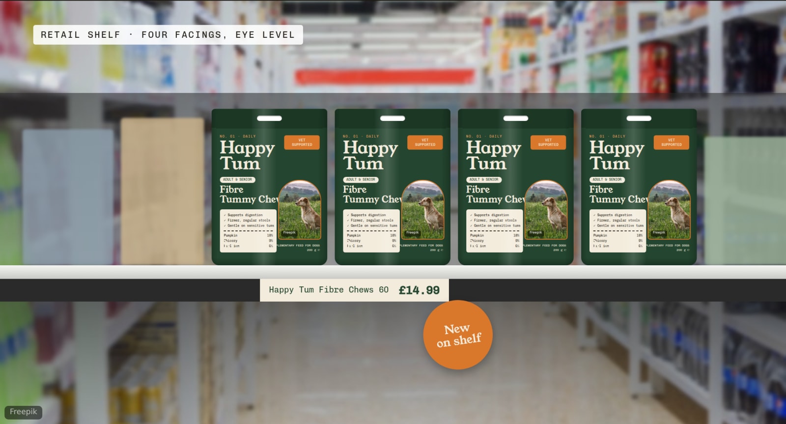 The Honest Label: on the shelf