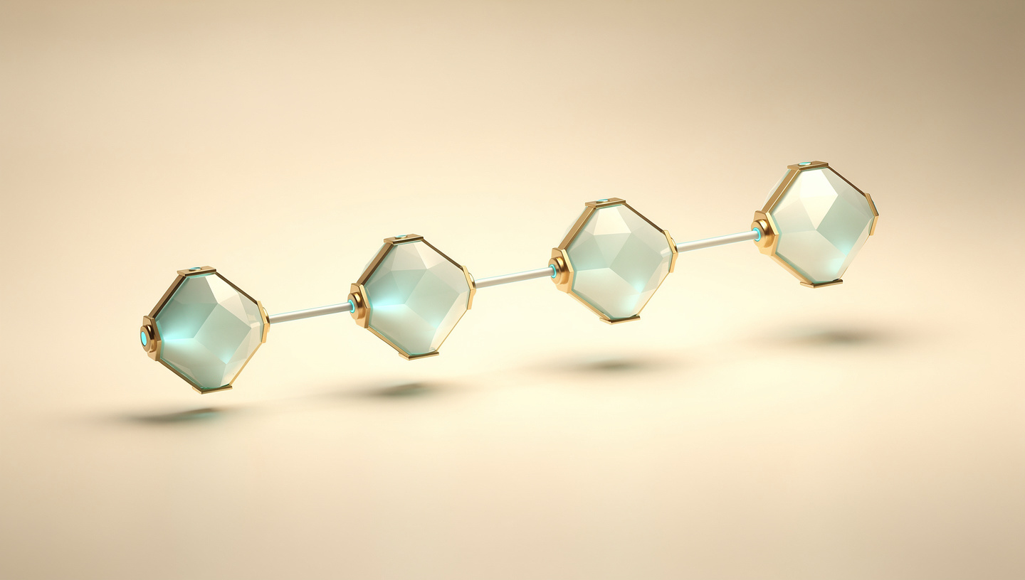 Four connected system nodes