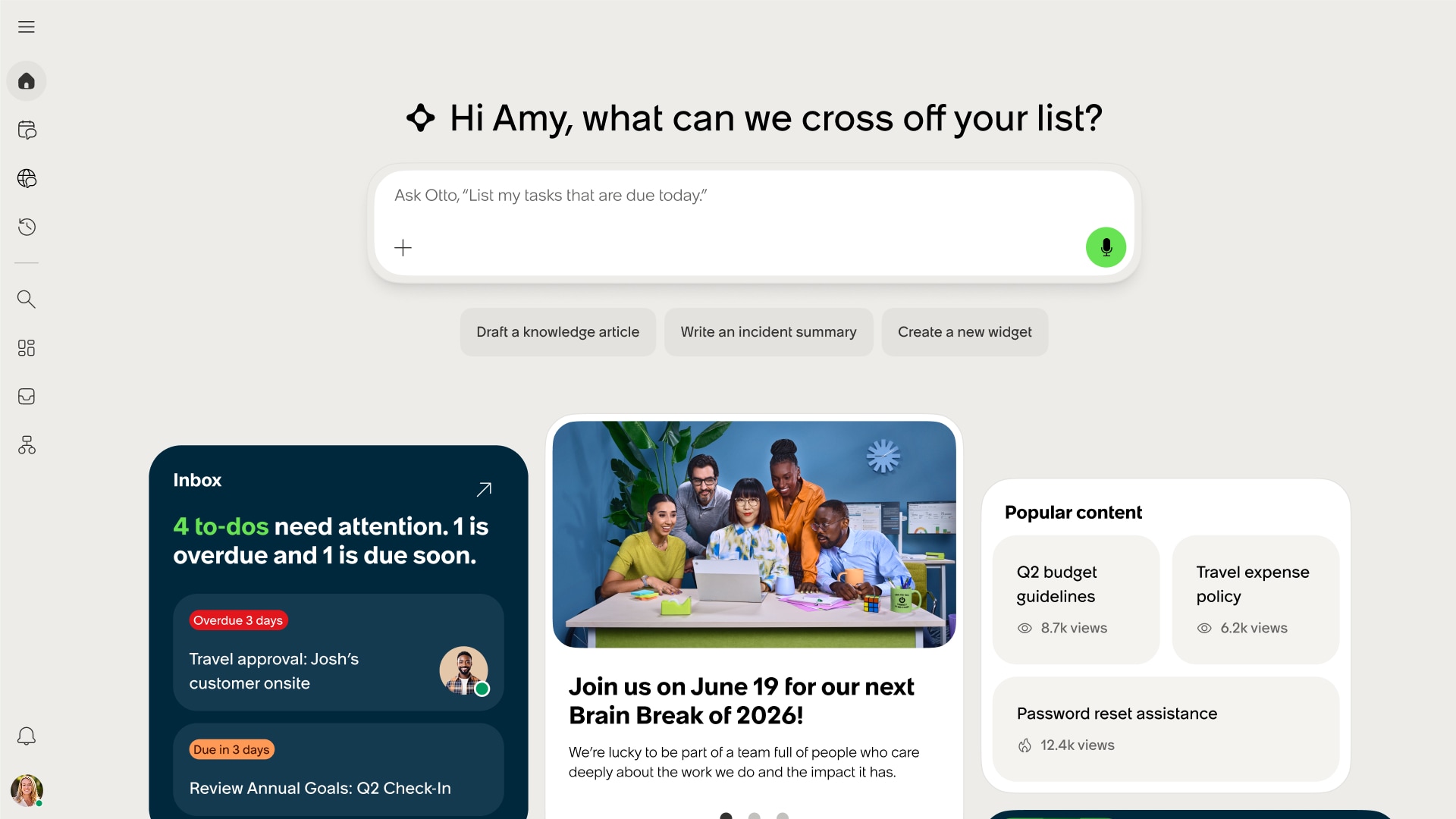 ServiceNow Otto
