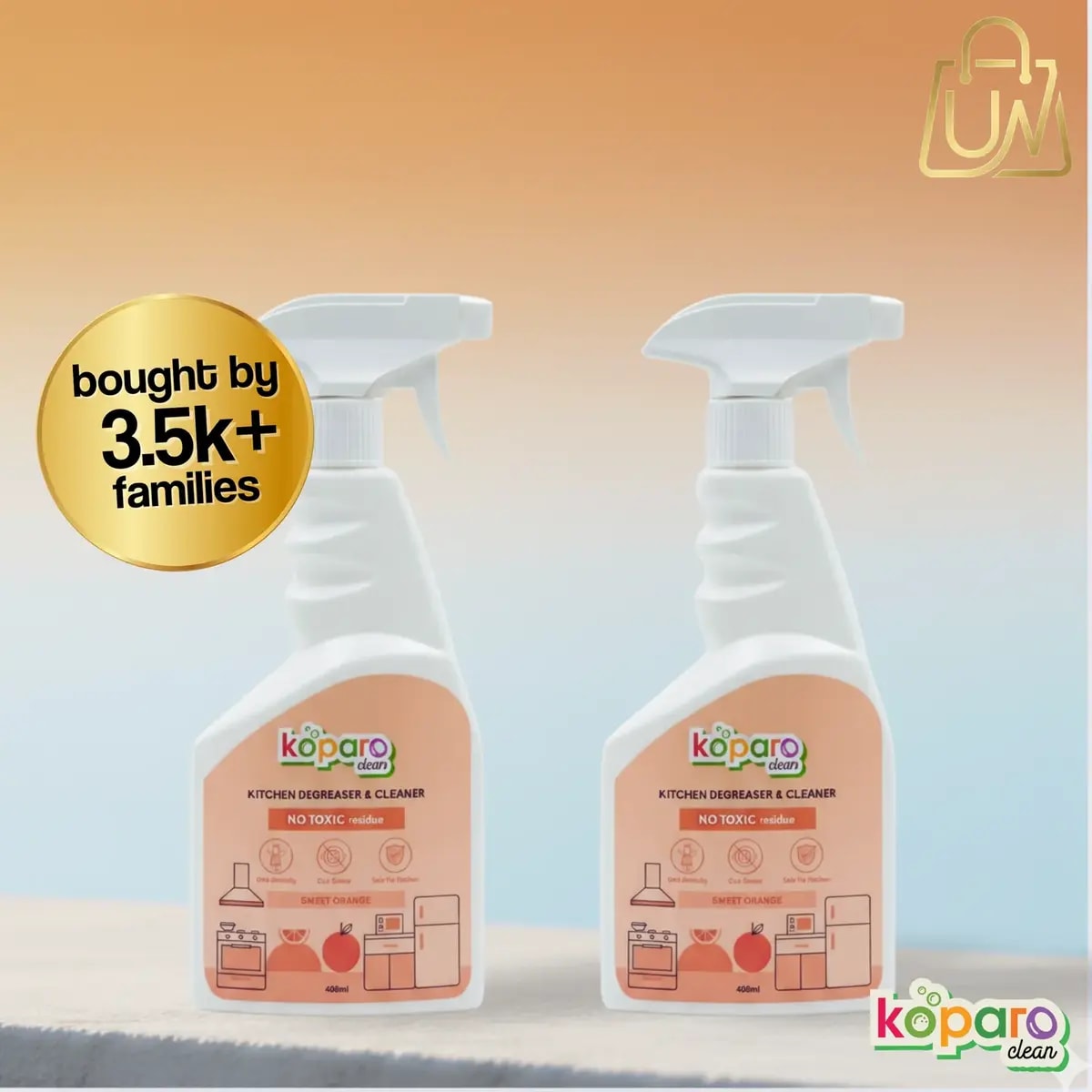 Koparo Natural Kitchen Cleaner & Degreaser