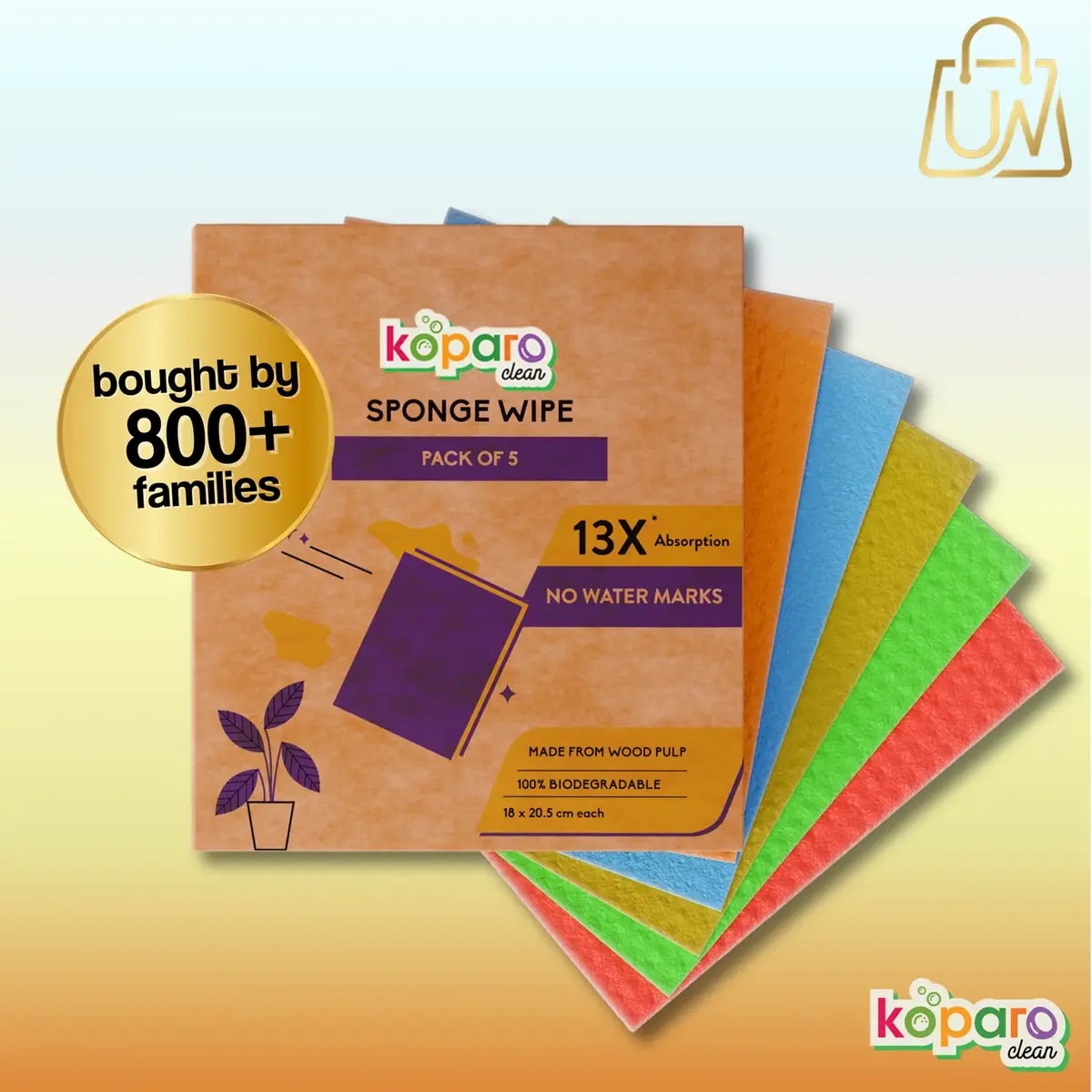 Koparo Kitchen Sponge Wipe – Reusable & Eco-Friendly