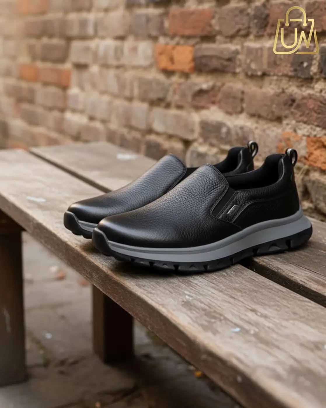 MOCHI: Premium Patterned Genuine Leather Slip-On Formal Shoes