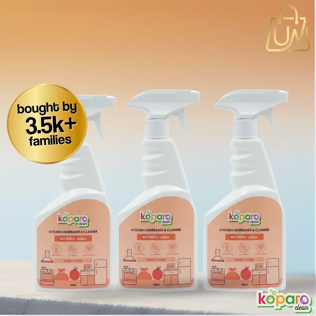 Koparo Natural Kitchen Cleaner & Degreaser