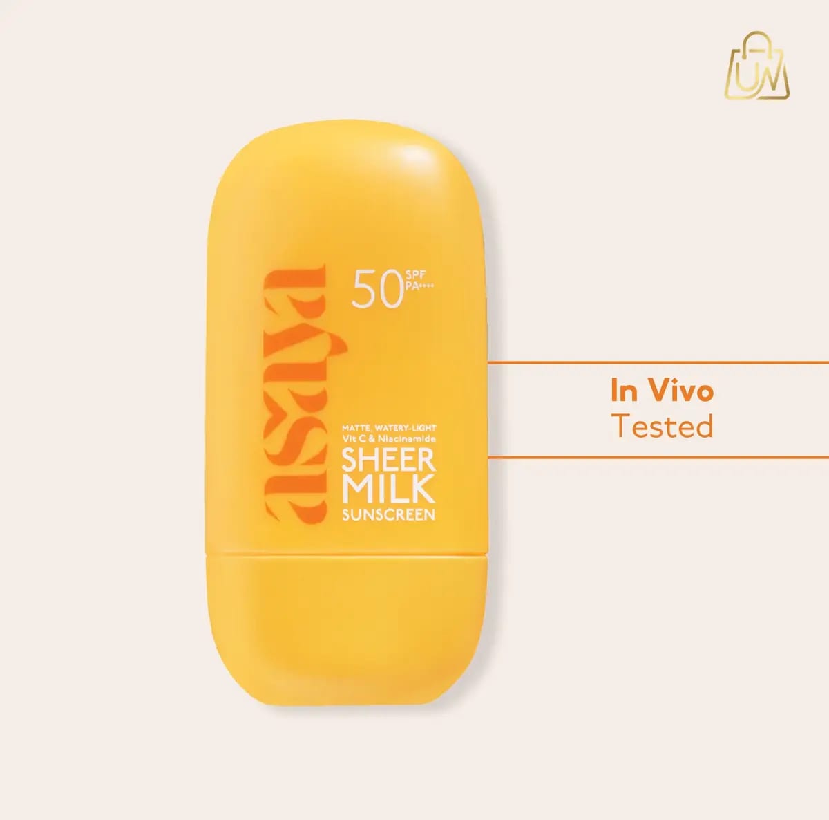 Asaya Sheer Milk Sunscreen (SPF 50)-50ml